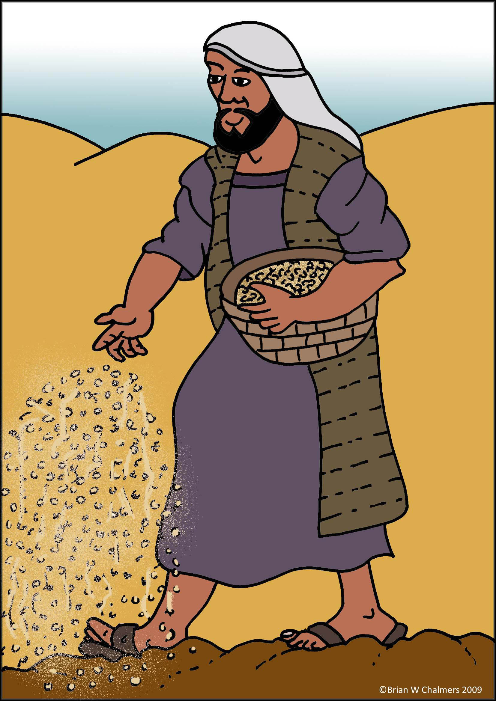 Parable of the Sower (Version 1) Flip Chart | eBibleTeacher